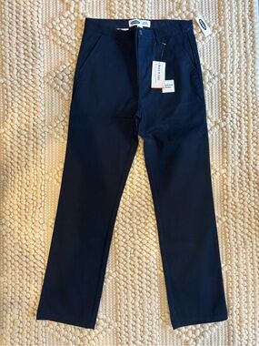 NWT Old Navy straight built-in-flex navy blue school uniform pants chinos boy 16